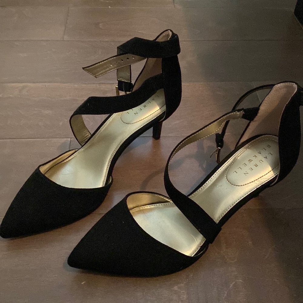 Suede heels
